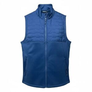 NWOT Levelwear Milo Golf Dark Blue Quilted Insulated Vest Men's Medium